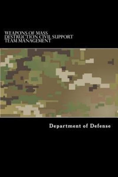 Cover for Taylor Anderson · Weapons of Mass Destruction Civil Support Team Management (Pocketbok) (2017)
