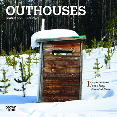 Cover for Browntrout · Outhouses 2023 Mini 7x7 (Calendar) (2022)