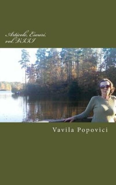 Cover for Vavila Popovici · Articole, Eseuri, Vol. VIII (Paperback Bog) (2018)