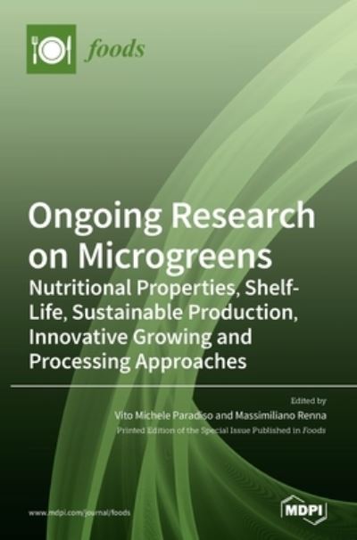 Cover for Vito Michele Michele Paradiso · Ongoing Research on Microgreens (Hardcover Book) (2021)