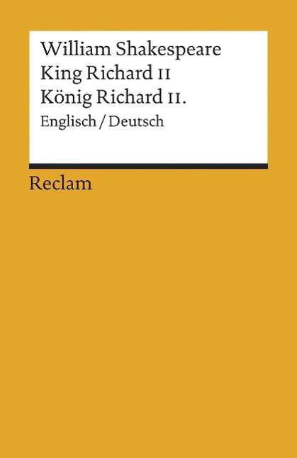 Cover for William Shakespeare · Reclam UB 09806 Shakespeare.Richard II. (Bok)