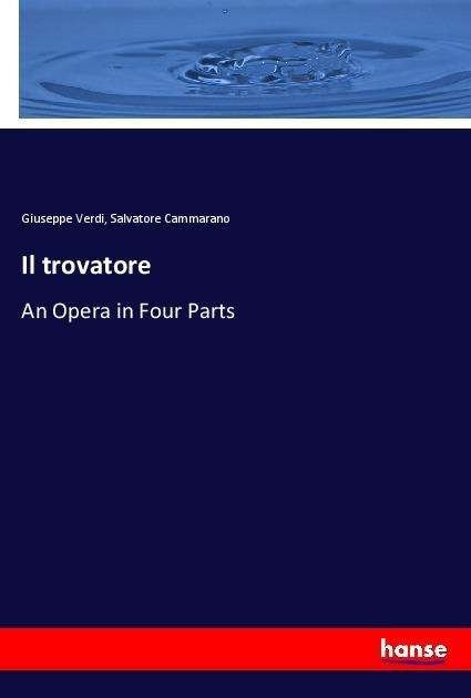Cover for Verdi · Il trovatore (Book)