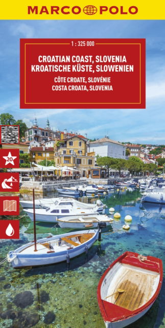 Cover for Marco Polo · Croatia Coast and Slovenia Marco Polo Map - Marco Polo Maps (Map) (2025)