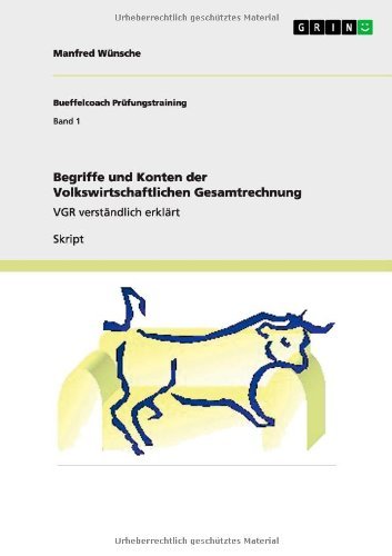 Begriffe Und Konten Der Volkswirtschaftlichen Gesamtrechnung - Manfred Wunsche - Bøger - GRIN Verlag - 9783640908066 - 6. maj 2011