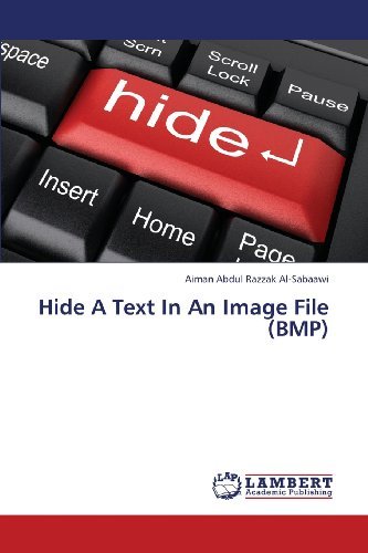 Cover for Aiman Abdul Razzak Al-sabaawi · Hide a Text in an Image File  (Bmp) (Pocketbok) (2013)