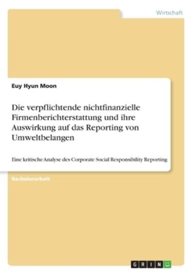 Cover for Moon · Die verpflichtende nichtfinanziell (Book)