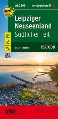 Cover for Leipziger Neuseenland - southern part, hiking, cycling and leisure map 1:50,000, freytag &amp; berndt, WKD 5661 (Map) (2023)