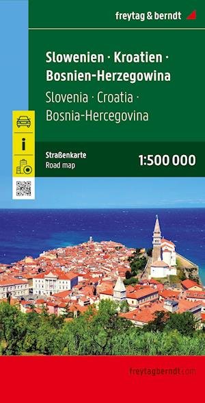 Cover for Ak 7002-23 Slowenien · Slovenia - Croatia  - Bosnia Herzegovina (Landkart) (2023)