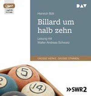 Cover for Heinrich Böll · BÃ¶ll:billard Um Halb Zehn,mp3-cd (CD)