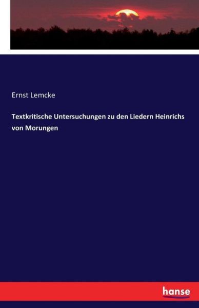 Cover for Lemcke · Textkritische Untersuchungen zu (Book) (2016)