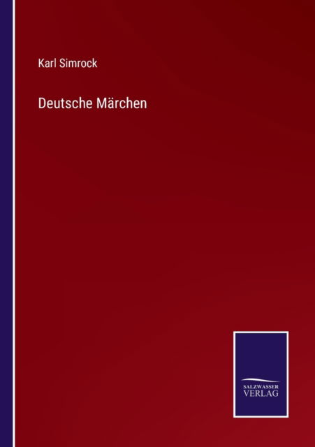 Cover for Karl Simrock · Deutsche Marchen (Paperback Book) (2022)