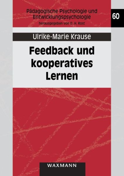 Cover for Ulrike-Marie Krause · Feedback und kooperatives Lernen (Pocketbok) (2016)