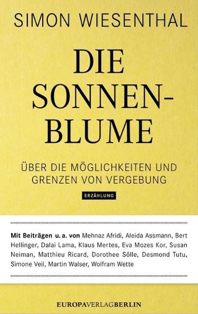 Cover for Wiesenthal · Die Sonnenblume (Book)