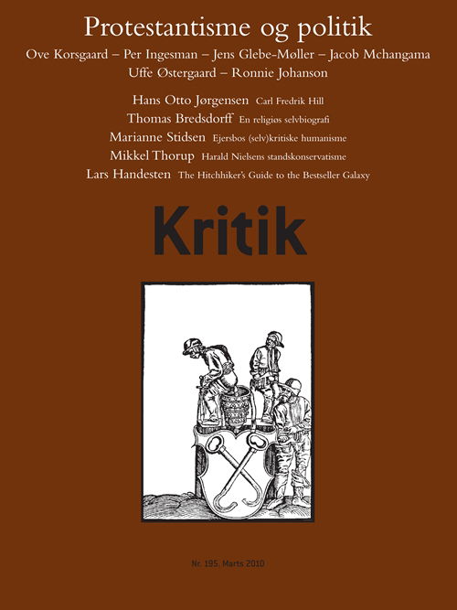 Cover for Frederik Stjernfelt; Lasse Horne Kjældgaard · Kritik, 43. årgang 195-198 (Sewn Spine Book) [1e uitgave] (2010)