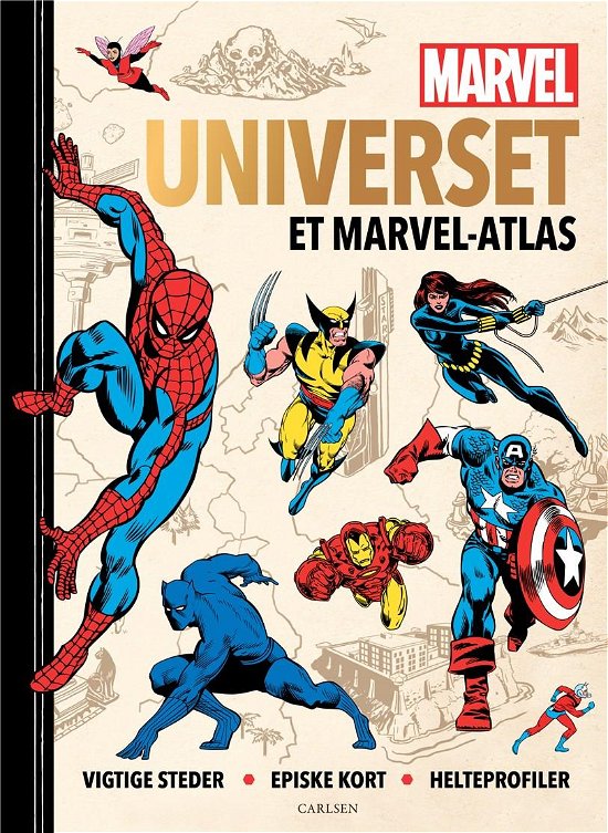 Cover for Marvel · Marvel-universet – et Marvel-atlas (Bound Book) [1e uitgave] (2022)