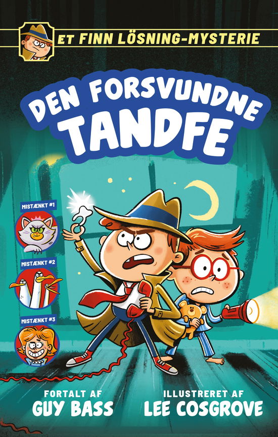 Cover for Guy Bass · Den forsvundne tandfe. Et Finn Lösning-mysterie (Hardcover Book) [1st edition] (2025)