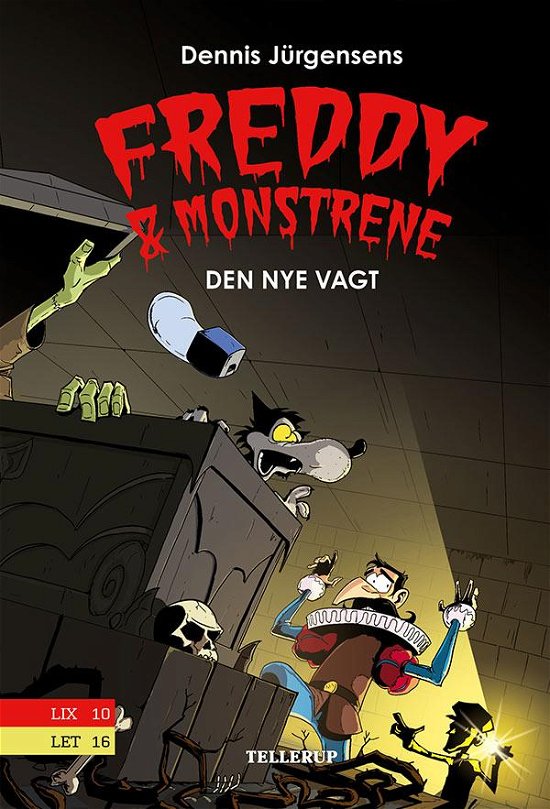 Cover for Jesper W. Lindberg · Freddy &amp; Monstrene, 5: Freddy &amp; Monstrene #5: Den nye vagt (Hardcover Book) [1er édition] (2017)