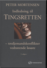 Cover for Peter Mortensen · Indledning til tingsretten (Sewn Spine Book) [2e uitgave] (2009)
