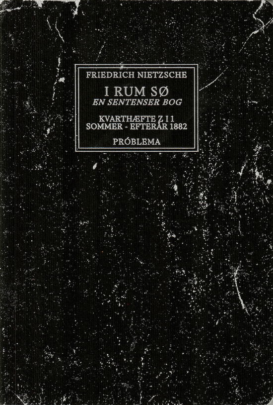 Cover for Friedrich Nietzsche · I rum sø (Hæftet bog) [1. udgave] (2023)