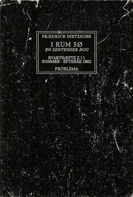 Cover for Friedrich Nietzsche · I rum sø (Sewn Spine Book) [1th edição] (2023)