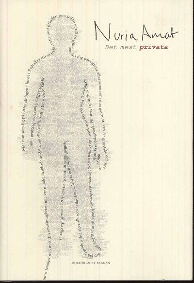 Cover for Nuria Amat · Det mest privata (Bound Book) (2009)