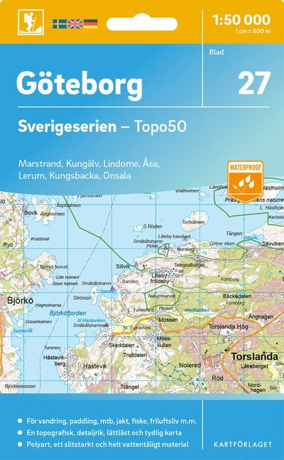 Cover for Goteborg - Sverigeserien Topo50 (Map) (2025)