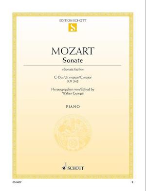 Cover for Wolfgang Amadeus Mozart · Sonate C-Dur (Pamflet) (2017)