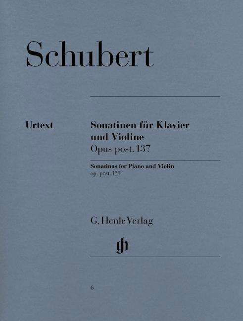 Cover for F. Schubert · Sonatinen,Kl.u.Vl.op137.HN6 (Bok) (2018)