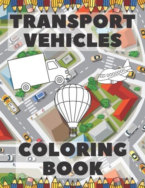 Cover for Fkld Note · Transport Vehicles Coloring Book (Pocketbok) (2020)