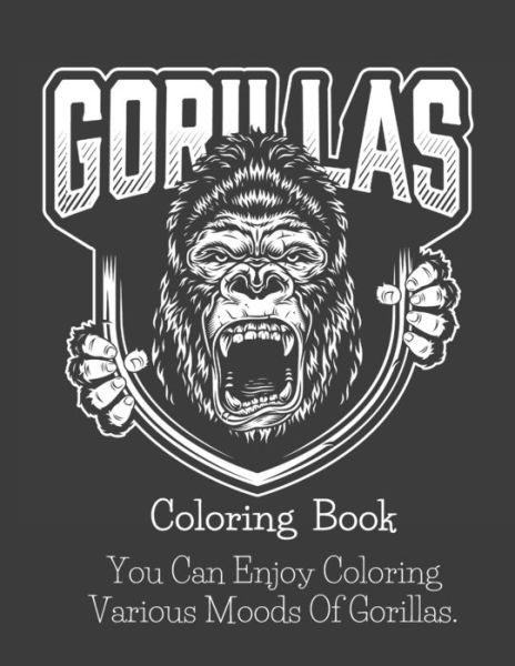 Cover for Justin Reynolds · Gorillas Coloring Book (Paperback Book) (2021)