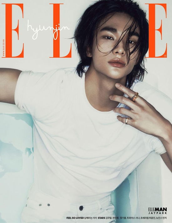 Cover for HYUNJIN (STRAY KIDS) · ELLE KOREA MAY 2024 (Magasin) [C edition] (2024)