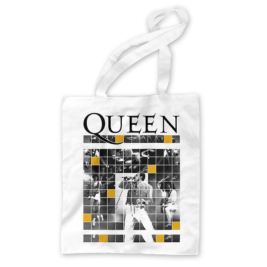 Cover for Queen · Square Boxes,baumwollbeutel,größe Os,weiß (MERCH) (2018)