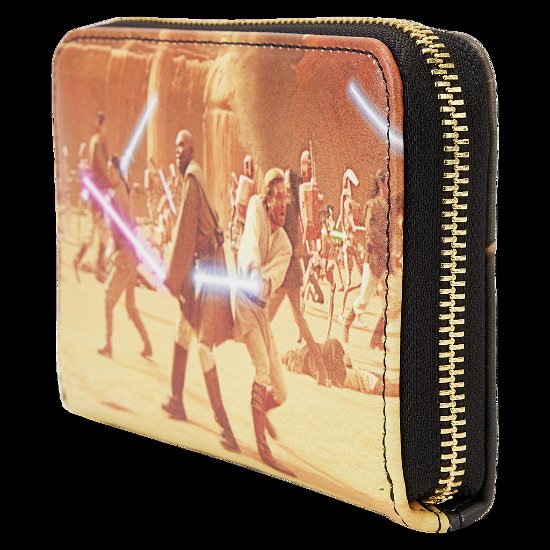 Cover for Loungefly · Loungefly Disney Star Wars - Episode Two Attack Of The Clones Scene Zip Around Wallet (stwa0238) (MERCH)