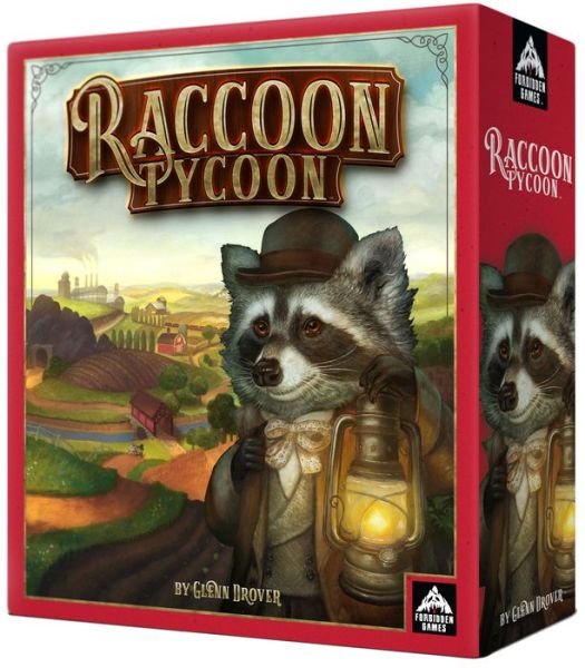 Cover for Forbidden Games  Raccoon Tycoon Boardgames · Raccoon Tycoon (Paperback Book) (2023)