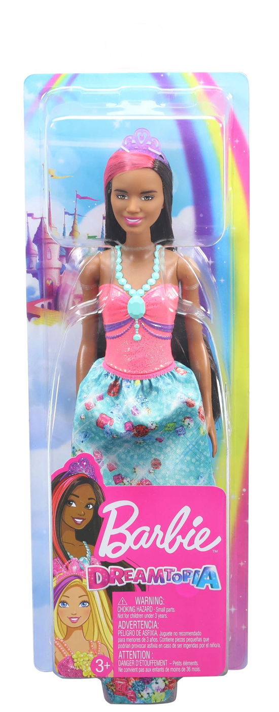 Barbie - Dreamtopia Princess Doll - Blue Skirt & Pink Top - Mattel - Merchandise - Barbie - 0887961813067 - November 30, 2019