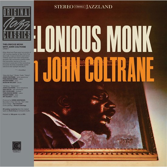 Cover for John Coltrane &amp; Thelonious Monk · Thelonious Monk with John Coltrane (LP) [Original Jazz Classics Series edition] (2023)