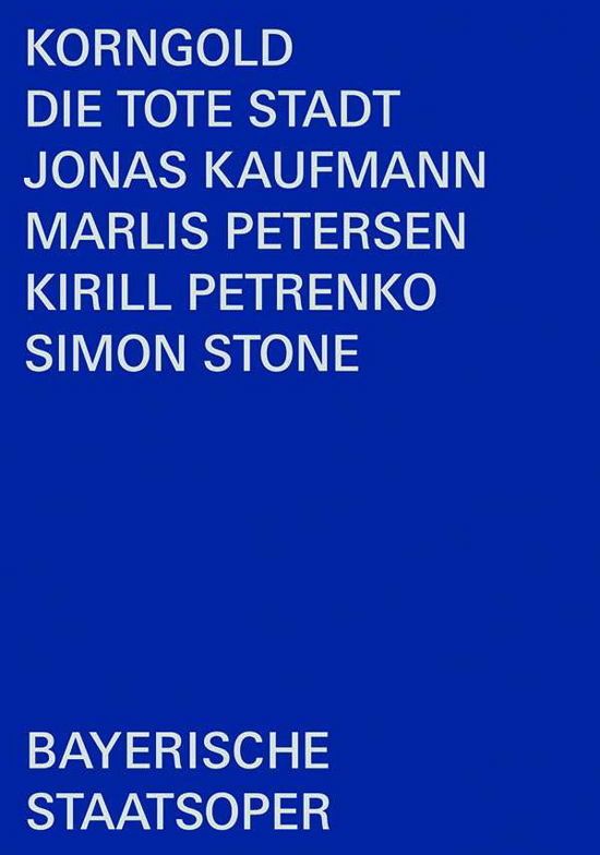 Cover for Marek Janowski · Die Tote Stadt (DVD) (2021)