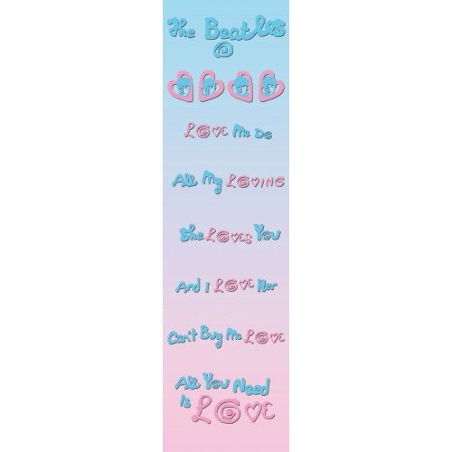 Cover for The Beatles · The Beatles Bookmark: Love (Print)