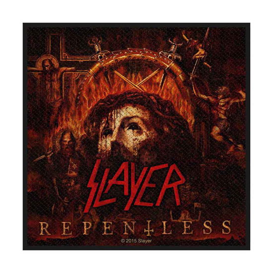 Slayer Woven Patch: Repentless (Standard) - Slayer - Gadżety - PHD - 5055339777067 - 19 sierpnia 2019