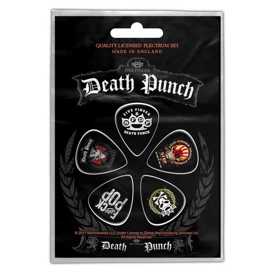 Five Finger Death Punch Plectrum Pack: Logos - Five Finger Death Punch - Mercancía - _ - 5055339780067 - 