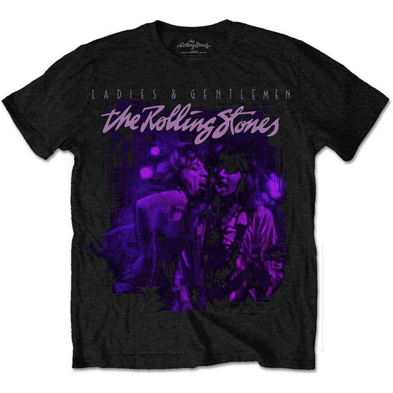 Cover for The Rolling Stones · The Rolling Stones Unisex T-Shirt: Mick &amp; Keith Together (T-shirt) [size S] [Black - Unisex edition]