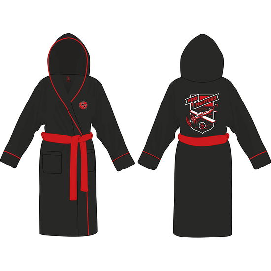 Cover for Foo Fighters · Foo Fighters Unisex Bathrobe: FF Logo (Black) (Back Print) (Medium - Large) (CLOTHES) (2022)