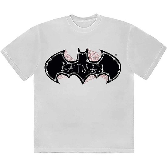 DC Comics Unisex T-Shirt: Batman - Bat Skull & Cobwebs - DC Comics - Koopwaar -  - 5056737248067 - 