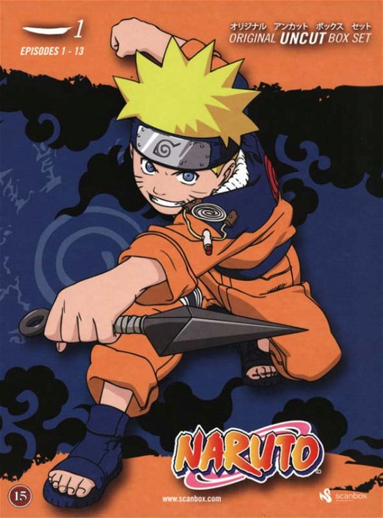 Cover for Naruto - Box 1 · Japansk Udgave (DVD) (2011)