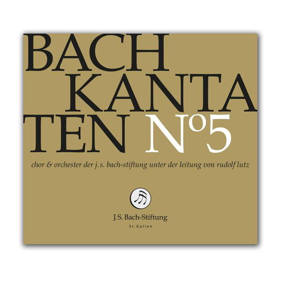 Bach Kantaten No°5 - J.S. Bach-Stiftung / Lutz,Rudolf - Music - J.S. Bach-Stiftung - 7640151160067 - May 1, 2014