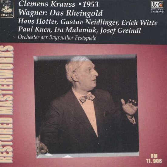 Cover for Wagner / Hotter / Witte / Kuen / Krauss · Das Rheingold (CD) (2010)