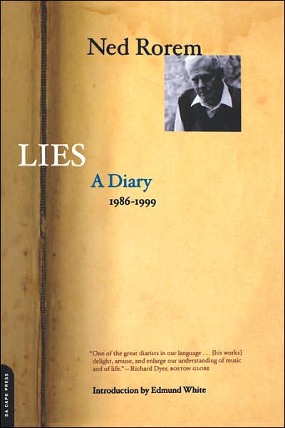 Cover for Ned Rorem · Lies: A Diary 1986-1999 (Paperback Book) [New edition] (2002)