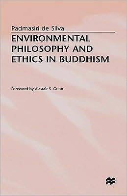 Cover for Padmasiri De Silva · Environmental Philosophy and Ethics in Buddhism (Inbunden Bok) (1998)