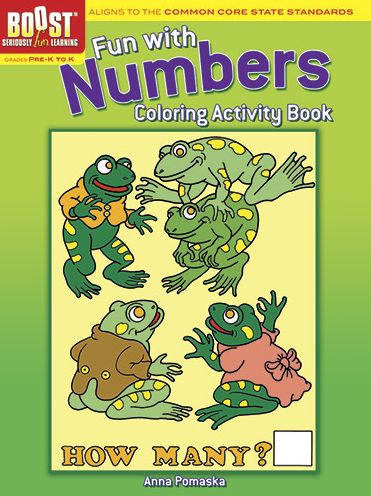 Cover for Anna Pomaska · BOOST Fun with Numbers Coloring Activity Book - BOOST Educational Series (Paperback Book) (2013)