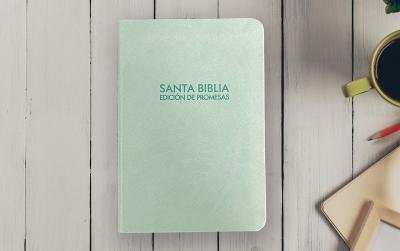 Cover for Unilit · Santa Biblia de Promesas Reina Valera 1960 / Compacta / Piel Especial Color Menta (Paperback Bog) (2021)